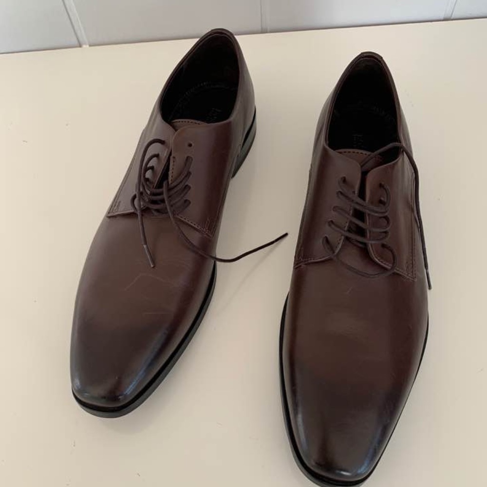 Boss US 10, 11, 12 Highline Derby Oxford Leather